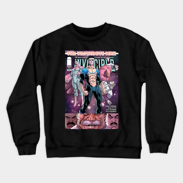 invincible poster Crewneck Sweatshirt by super villain